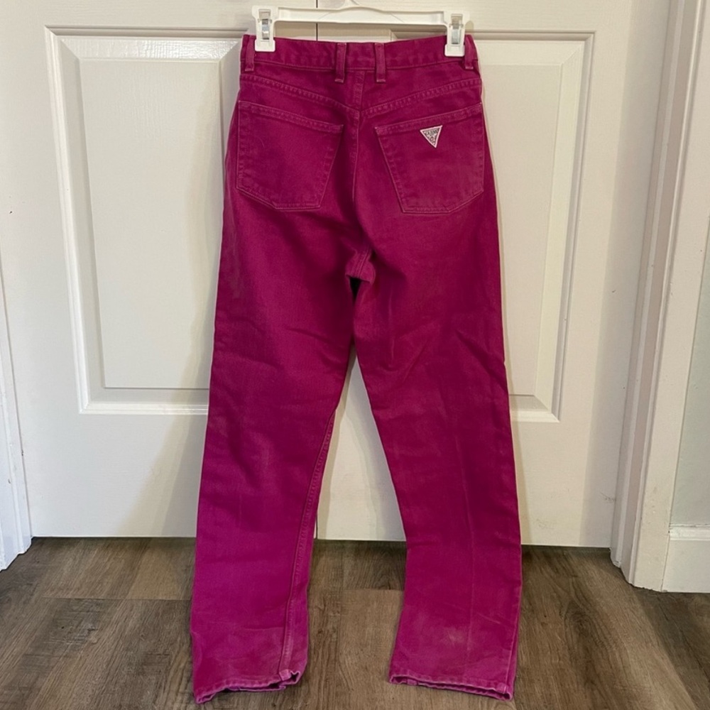 🩷Guess~Vintage High Waisted Pink Jeans